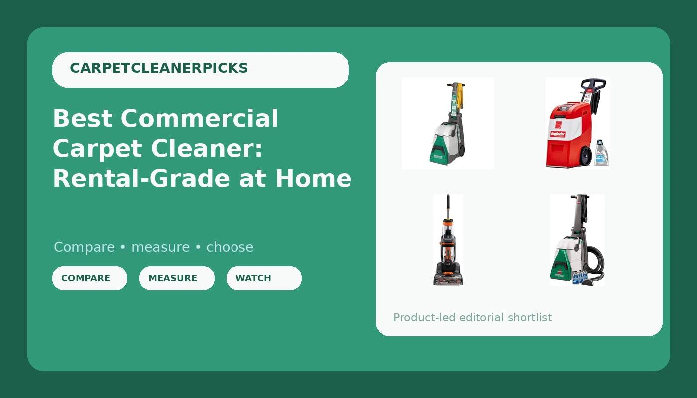 Best Commercial Carpet Cleaner: Rental-Grade at Home - CarpetCleanerPicks review with measurements and honest opinion