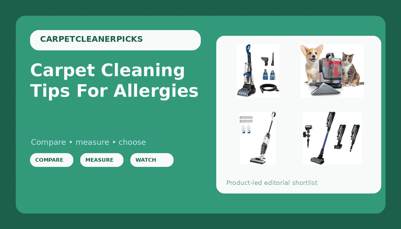 Carpet Cleaning Tips For Allergies - CarpetCleanerPicks review with measurements and honest opinion