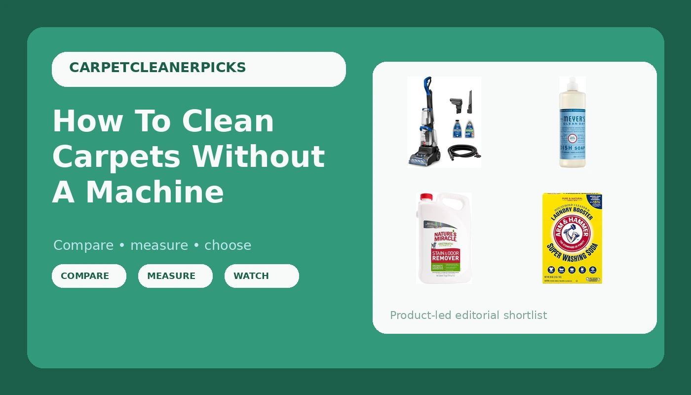 How To Clean Carpets Without A Machine - CarpetCleanerPicks review with measurements and honest opinion