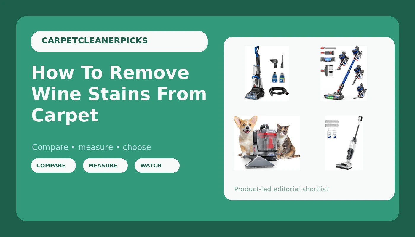 How To Remove Wine Stains From Carpet - CarpetCleanerPicks review with measurements and honest opinion