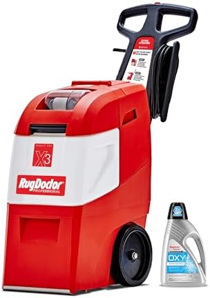 Rug Doctor Mighty Pro X3 Commercial Carpet Cleaner with Oxy Cleaner Pack